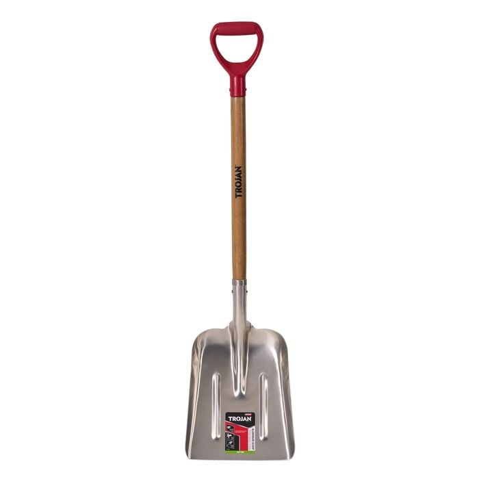 Trojan Aluminium Scoop Timber D-Handle