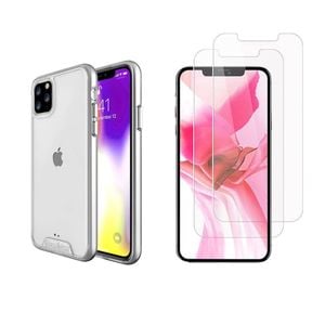 Icoverlover For Iphone 12 Pro Max Case + [2-pack] Glass Screen Protectors Clear