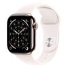 Apple Watch Series 11 GPS + Cellular 46mm Gold Titanium Case w/ Light Blush Sports Band (M/L)