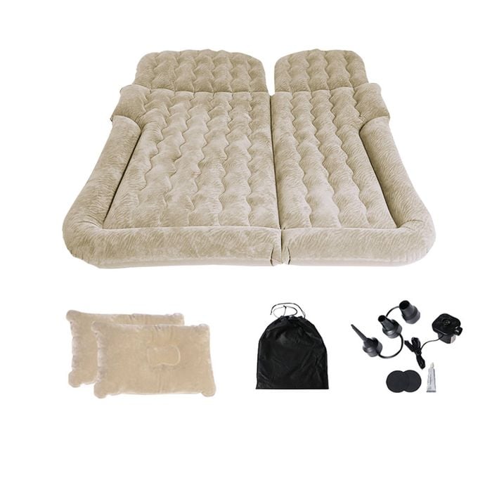 SOGA Beige Inflatable Car Boot Mattress