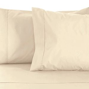 Jenny Mclean Porto Sheet Set 100% Cotton King 400TC - Vanilla
