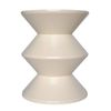 SK Designer Living | Totem Sculptural Round Side Table | Beige