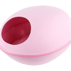 Yes4pets Large Cave Cat Soft Cushion Igloo Kitten Cat Bed Mat House Dog Puppy Pink
