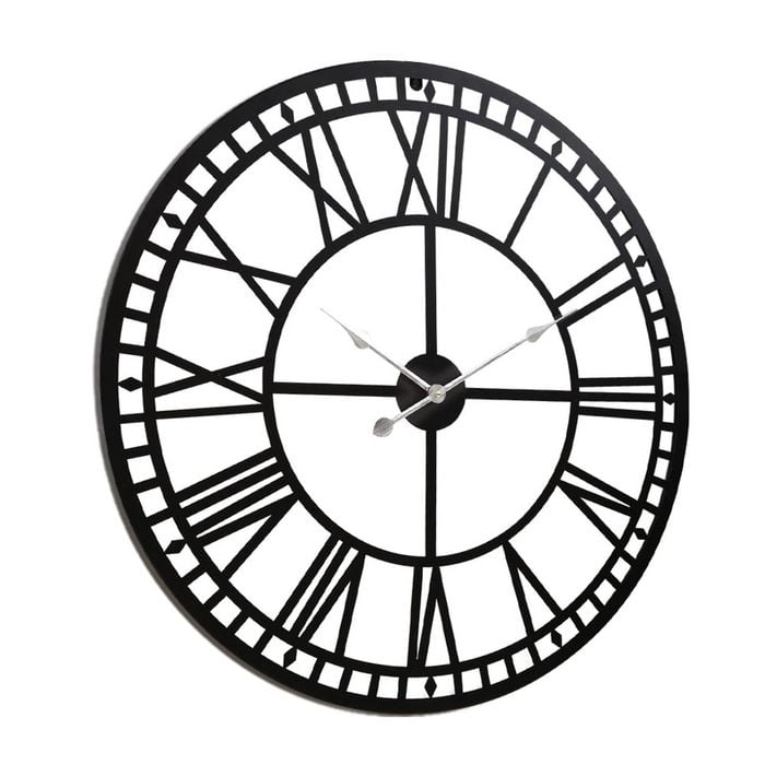 Artiss 80CM Wall Clock Black
