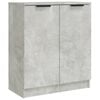 vidaXL Sideboard Concrete Grey Cupboard Home Organiser Cabinet