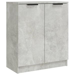 vidaXL Sideboard Concrete Grey Cupboard Home Organiser Cabinet