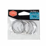 Taskmaster 35mm Stainless Steel Key Ring - 5 Pack