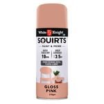 White Knight 310g Pink Gloss Squirts Paint & Prime