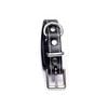 CottonMore Top Quality Handmade Genuine Leather Black Pet Dog Collar White Stitches - Small
