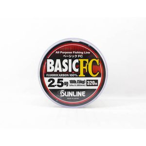 Sunline Basic FC 320m Fluorocarbon Fishing Line 10lb