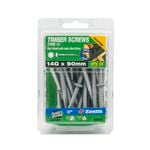 Zenith 14G x 90mm Galv Hex Head Seal Timber Screws