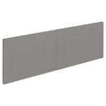 Kaboodle 950mm Smoked Grey Alpine Overhead - 2 Pack
