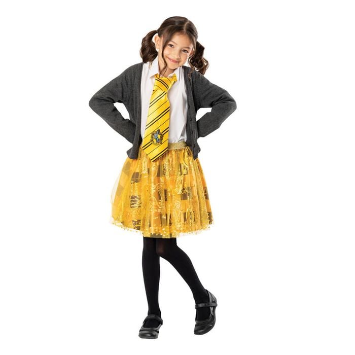 Harry Potter Hufflepuff Tutu Skirt Kids/Child Dress Up Party Costume XL Yellow
