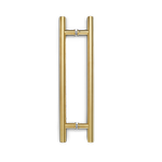LANE Pull Handle Entrance Brushed Brass Round L537958