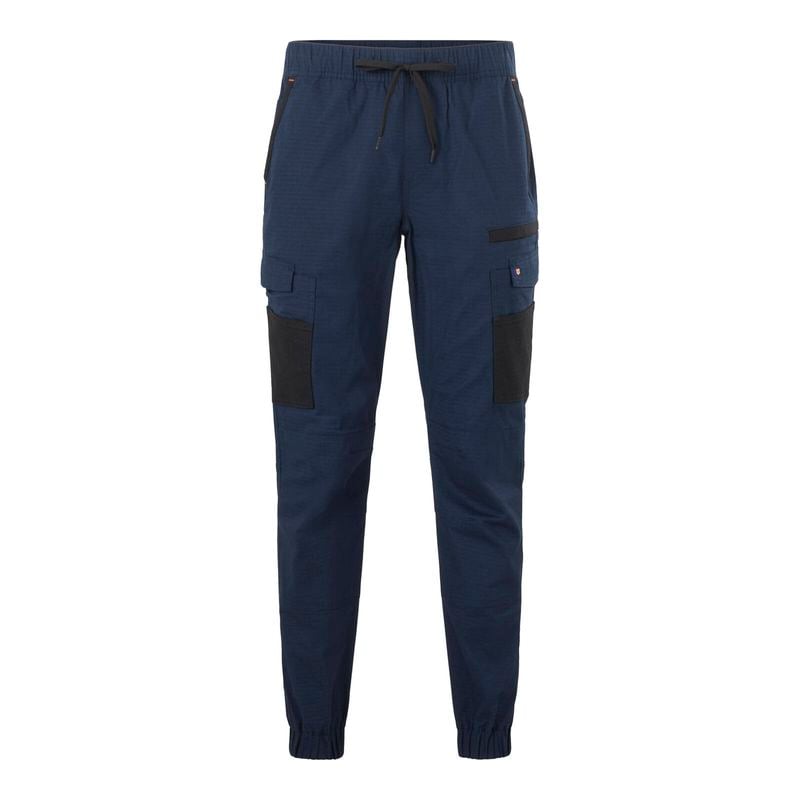Size 102R Navy Cuffed Ripstop Jogger