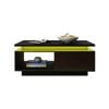 Black Led Coffee Table