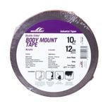 Moroday 12mm x 10m Grey Double Sided Body Mounting Tape