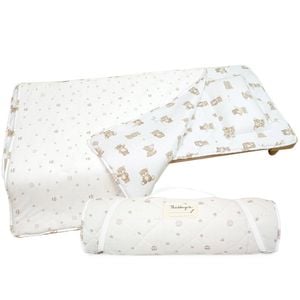 Living Textiles Deluxe Nap Mat - Cuddly Bear