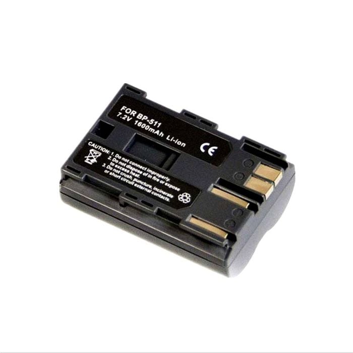 Canon BP-511A BP-511 BP-512 EOS 40D 50D 30D 20D 300D MV700i MV630i PowerShot Pro 1 Camera Battery