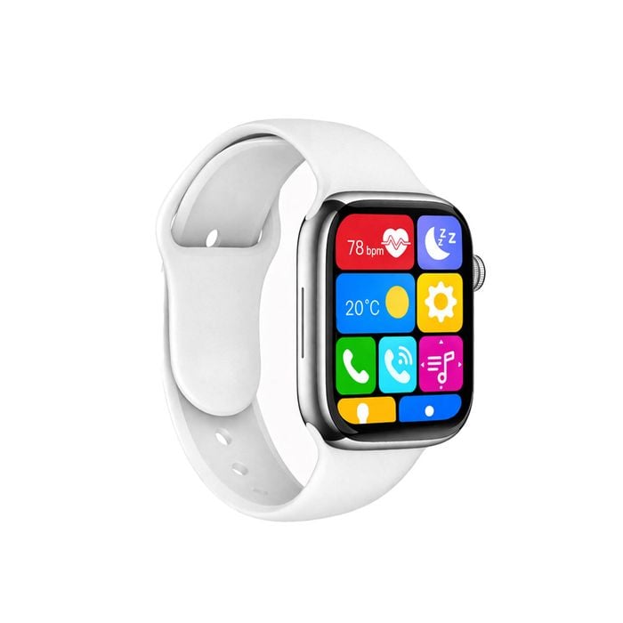 BDI Smart Watch Heart Rate Blood Pressure Monitor Bluetooth Call Multiple Sport Modes - White