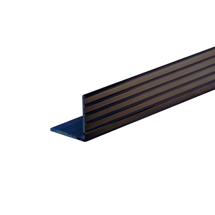 Metal Mate 25.4 x 25.4 x 1.5mm 1m Aluminium Bronze Fluted Angle
