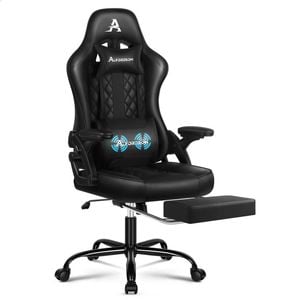 ALFORDSON Massage Gaming Chair Black