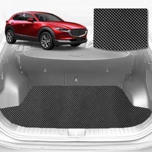 6D Diamond Car Boot Mat for Mazda CX-30 (DM)2019-Current-Cargo Mat-Black-Outback GT