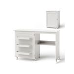 Costway Folding Storage Cabinet Sewing Machine Cart White