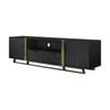 Criterion 1800mm Black Oak Capri Entertainment Unit, TV Cabinet, TV Unit