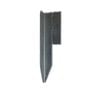 400mm Sleeper Peg Galvanised Steel Left Hand