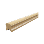 66 x 66mm 4.8m H3 LOSP Treated & Pre-Oiled Clear Rebated Ladies Waist Laminated Pine Handrail