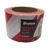 Brutus 75mm x 100m Red And White Safety Tape