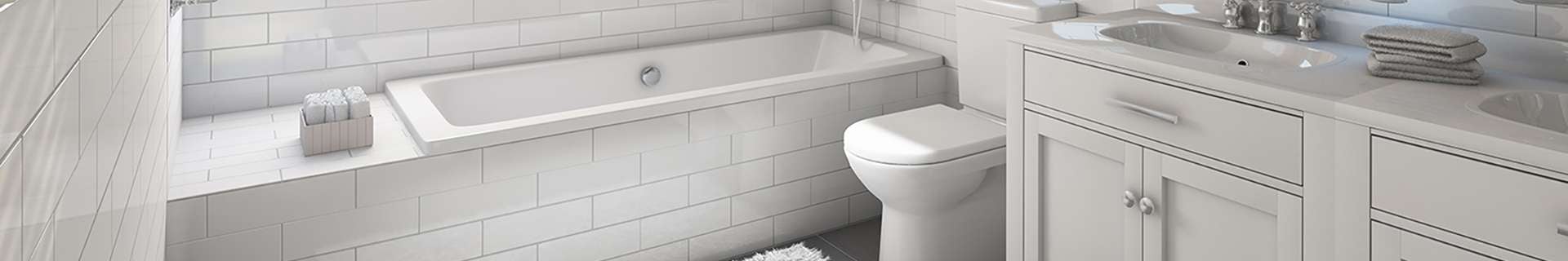 Bathroom with bath, toilet and sink
