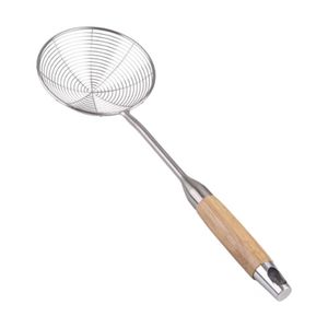 D.Line Wok Wire Skimmer Stainless Steel Beechwood Handle Kitchen Tool 13.5cm