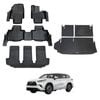 AUSGO Floor Mats & Boot Liner Set for Toyota Kluger 2021-Onwards Car Floor Liners Cargo Mat