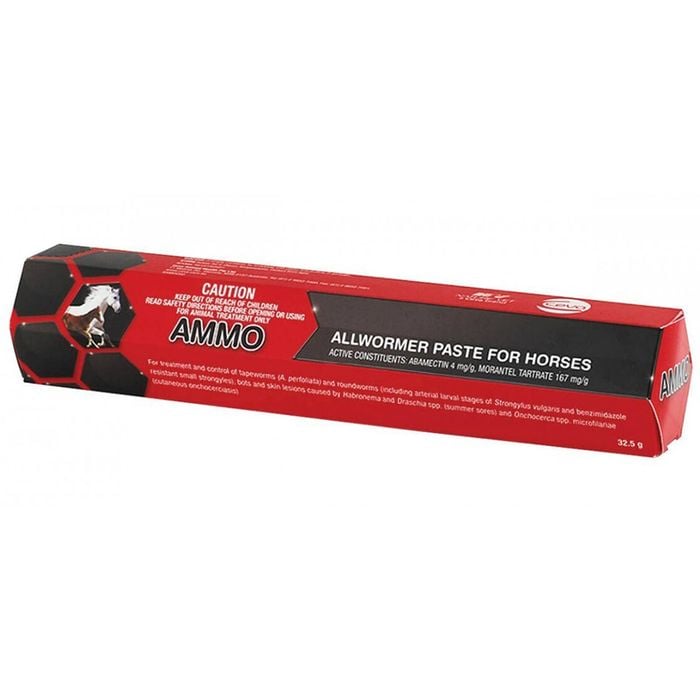 Ceva Ammo Broad Spectrum All Wormer Paste Horse Foal Pony 32.5g