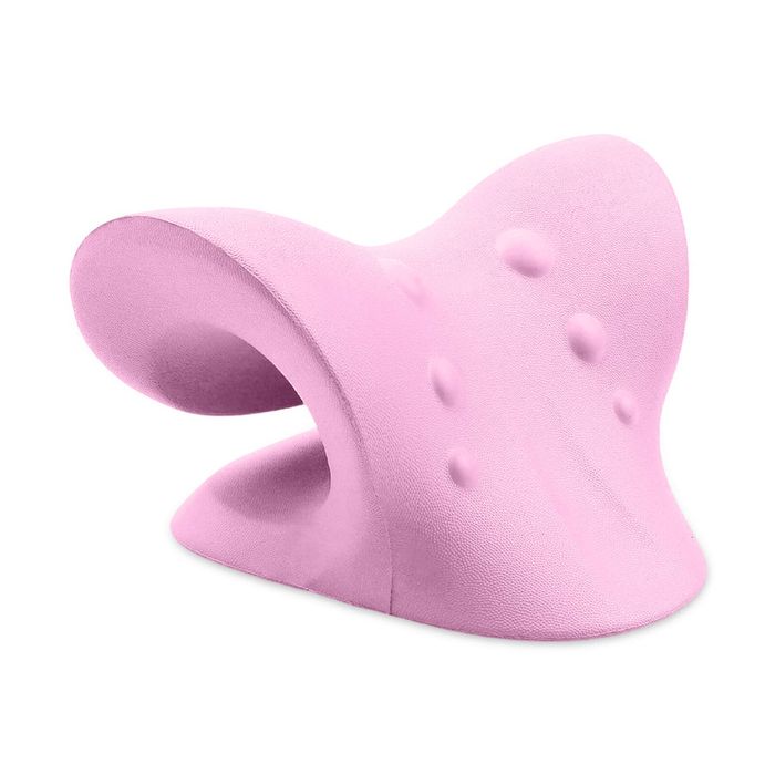 Catzon Neck And Shoulder Relaxer Firm Foam For Muscle/tmj Pain Relief-pink