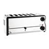 Rowlett Esprit 6 Slot Toaster Chrome With 2x Spare Elements & Sandwich Cages 508x207x237mm Commercial Kitchen Cooking