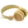 Coloud Colors Gold Headphones On-Ear with Inline Mic & Remote C22M