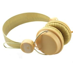 Coloud Colors Gold Headphones On-Ear with Inline Mic & Remote C22M