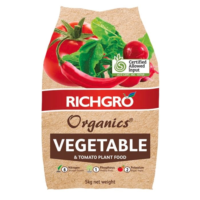 Richgro 5kg   Vegetable And Tomato Plant Food
