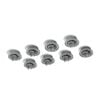 X8 Dishwasher Lower Bottom Basket Rack Wheels - Complete Assembly 1782020300assy. Suits Beko