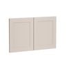 Kaboodle 900mm Cannellini Alpine Med Rangehood Doors - 2 Pack