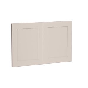 Kaboodle 900mm Cannellini Alpine Med Rangehood Doors - 2 Pack