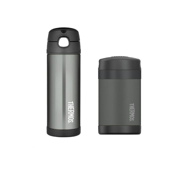 470ml Food Jar And Bottle Combo Charcoal