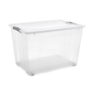 All Set 90L Clear Modular Storage Container