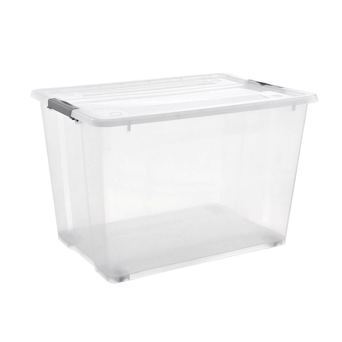 All Set 90L Clear Modular Storage Container