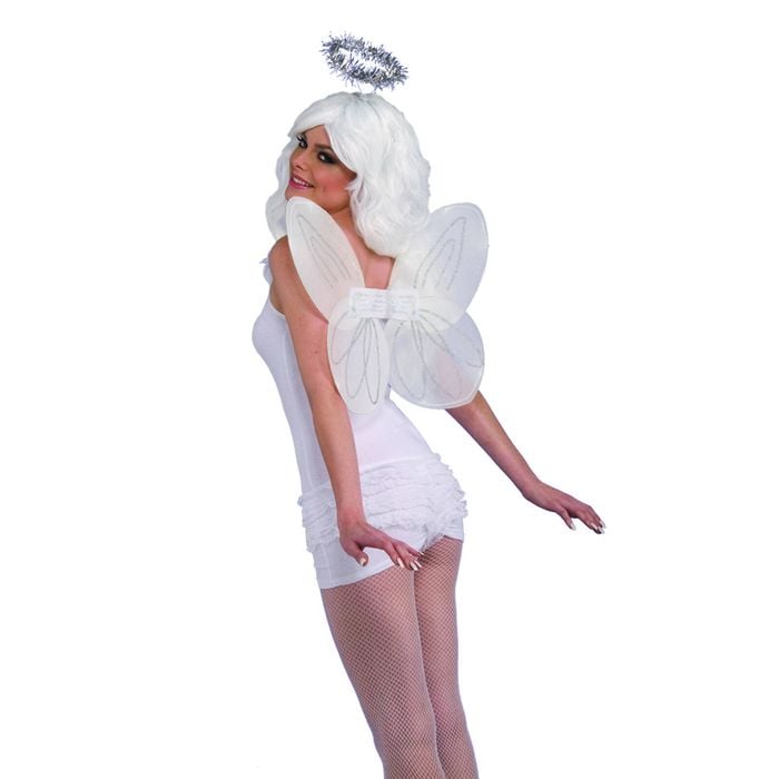 Rubies Angel Kit Wings & Halo Girls Costume Fun Party Dress-up Accessory White