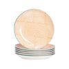 Nicola Spring Patterned Dinner Plates - Print Design - 26cm - Set of 6