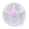 GoBe Large Round Snack Spinner Food Storage Container 21cm Purple 3y+